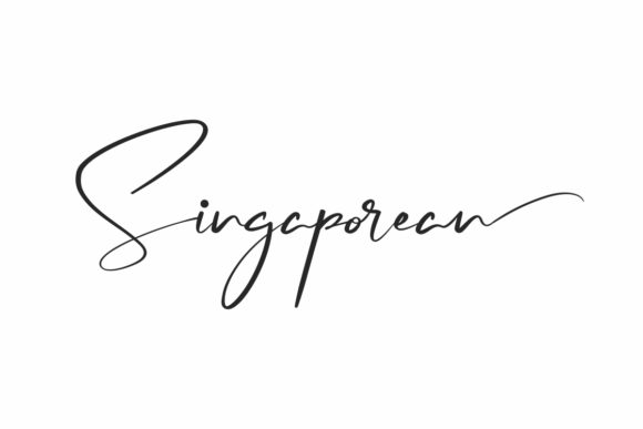 Singaporean Font