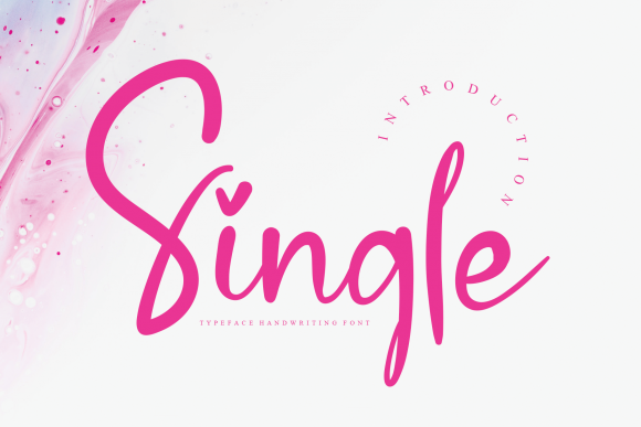 Single Font Poster 1