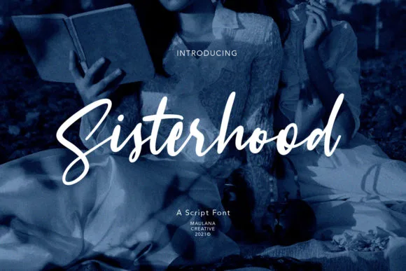 Sisterhood Font Sisterhood Font Poster 1