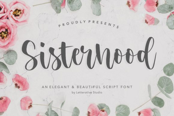 Sisterhood Font Poster 1