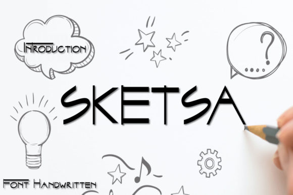 Sketsa Font Poster 1