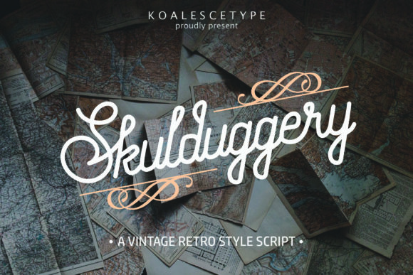 Skulduggery Font Poster 1