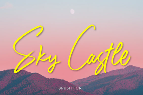 Sky Castle Font Poster 1