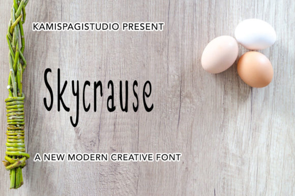 Skycrause Font Poster 1