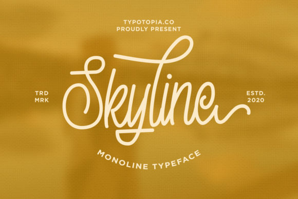 Skyline Font Poster 1