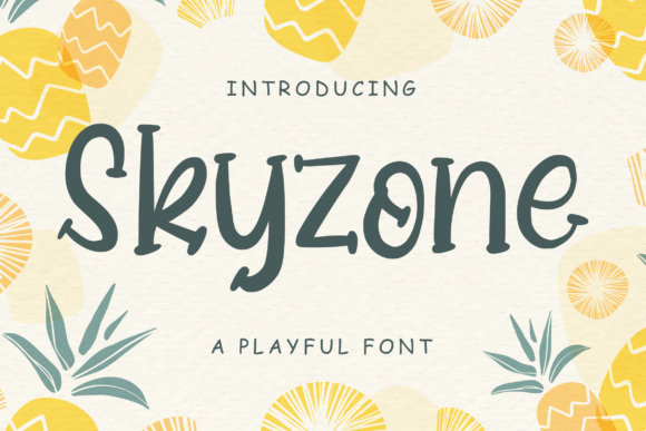 Skyzone Font Poster 1