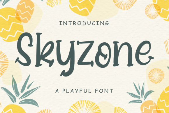 Skyzone Font Skyzone Font Poster 1