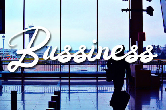 Slenting Font Poster 3