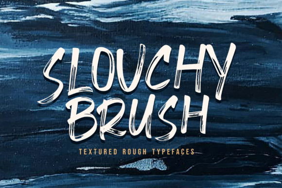 Slouchy Brush Font Poster 1