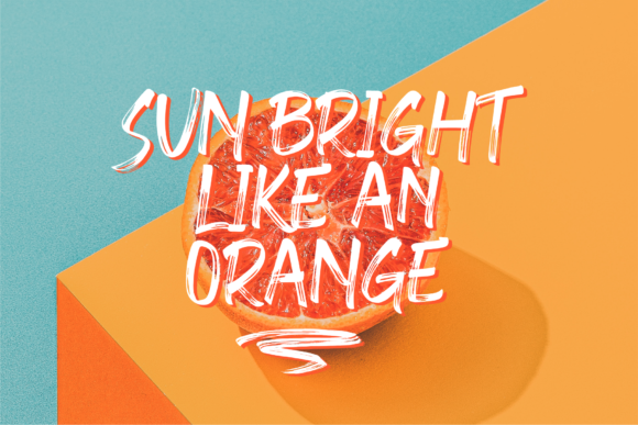 Slouchy Brush Font Poster 12