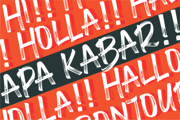 Slouchy Brush Font Poster 14