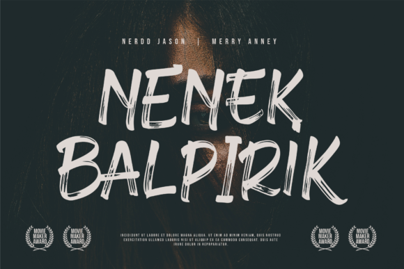 Slouchy Brush Font Poster 9