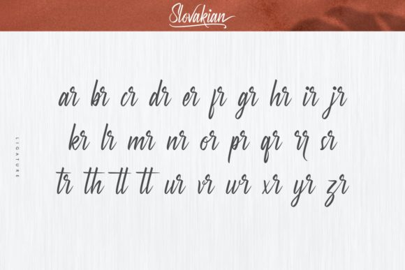 Slovakian Font Poster 8