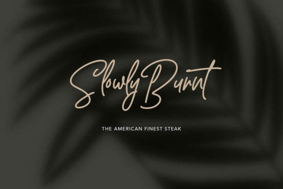 Slowly Moment Font Poster 5