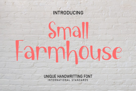 Small Farmhouse Font Poster 1