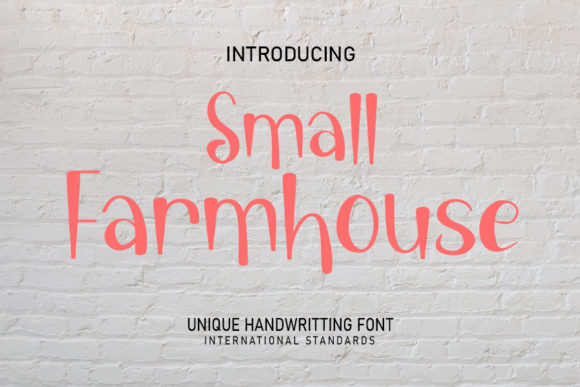Small Farmhouse Font Poster 1