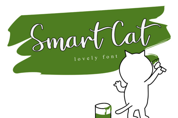 Smart Cat Font Poster 1