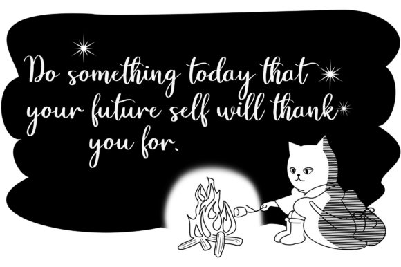 Smart Cat Font Poster 2