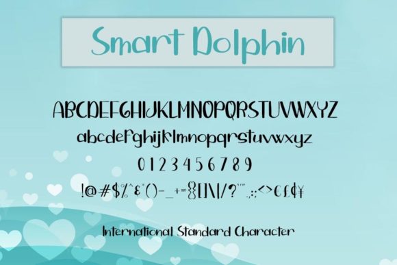 Smart Dolphin Font Poster 4