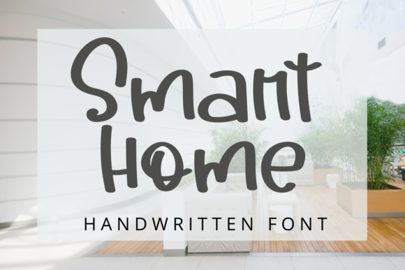 Smart Home Font Poster 1