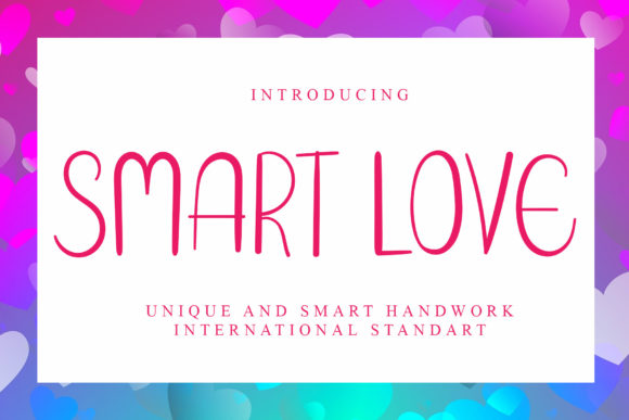 Smart Love Font Poster 1