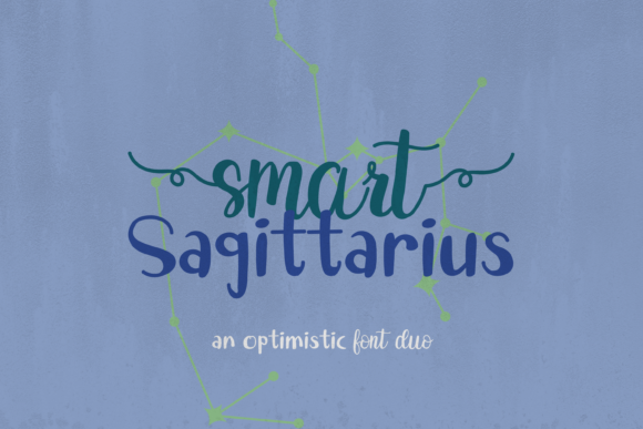 Smart Sagittarius Duo Font Smart Sagittarius Duo Font Poster 1