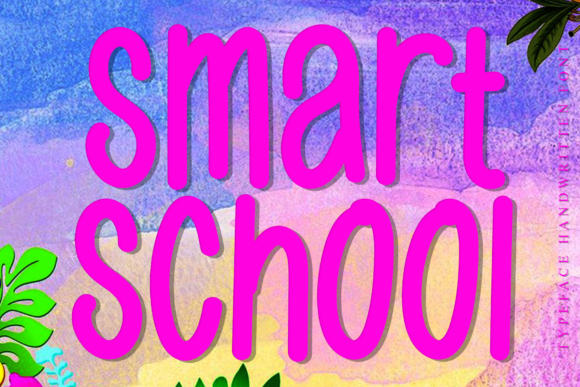 Smart School Font Poster 1