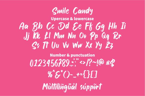 Smile Candy Font Poster 3