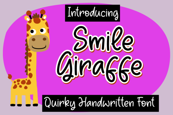 Smille Giraffe Font
