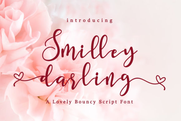 Smilley Darling Font Poster 1