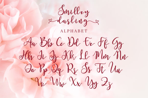 Smilley Darling Font Poster 6