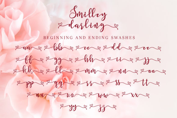 Smilley Darling Font Poster 7