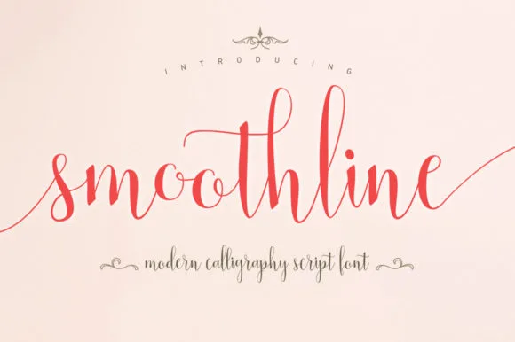 Smoothline Font Smoothline Font Poster 1
