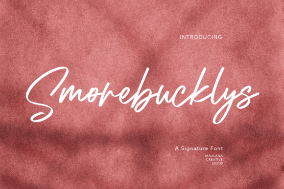 Smorebucklys Font Poster 1