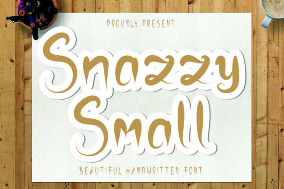 Snazzy Small Font Poster 1