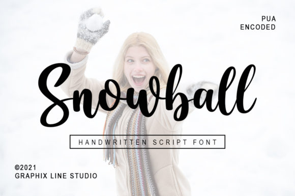 Snowball Font Poster 1