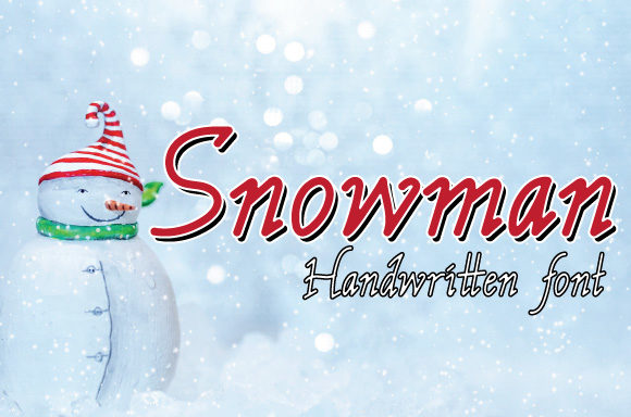 Snowman Font