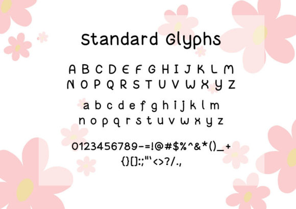 So Cute Font Poster 4