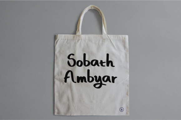 Sobath Ambyar Font Sobath Ambyar Font Poster 1