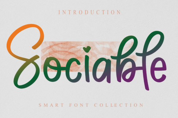 Sociable Font Sociable Font Poster 1