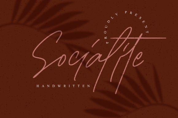 Socialite Font Poster 1