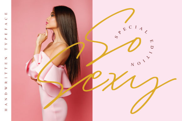 Socialite Font Poster 4