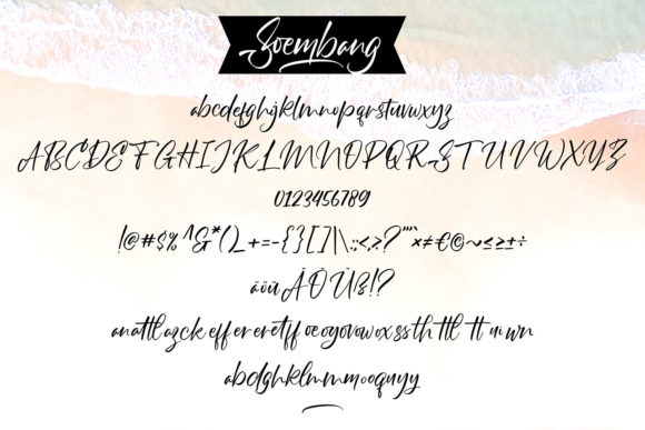 Soembang Font Poster 6