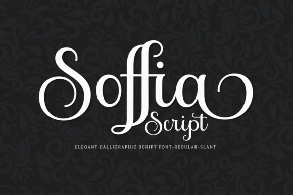 Soffia Script Font Poster 1