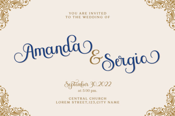 Soffia Script Font Poster 6