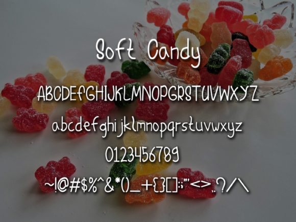Soft Candy Font Poster 4