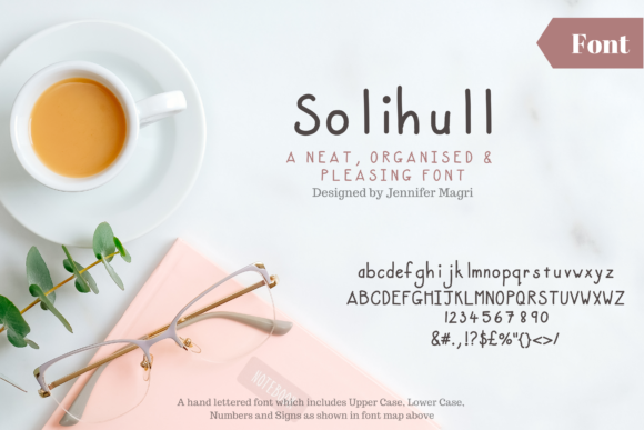 Solihull Font Poster 1