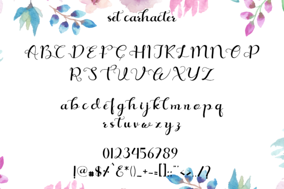 Solwhite Font Poster 9