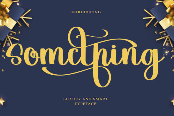 Something Font Poster 1