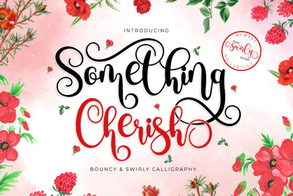 Something Cherish Font Poster 1